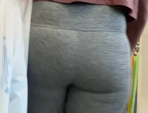 Curly sue in jean shorts plus bonus leggings