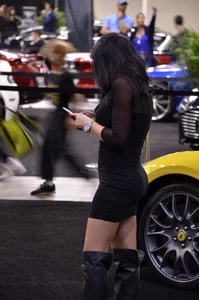 An Amazingly Hot Candid Girl in a Short Dress And Knee High Boots Street Creepshot