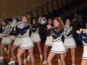 Candid cheerleaders