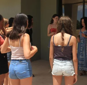 Candid yoga girls
