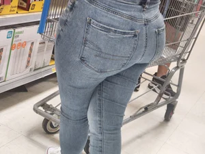 Out In The Wild 40 ( Latina with a huge phatty in jeans)