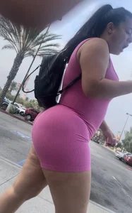 BBL Latina Milf in Pink Onepiece