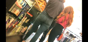 Girls in Tight Jeans Store Creepshot