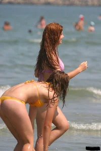 Sexy beach and bikini girls