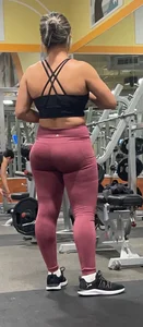 Juicy Big Hips and Tits in Red — Gym Hottie