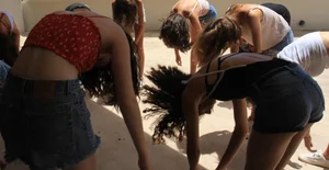 Candid yoga girls