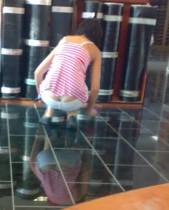 Huge collection of whale tails, ass cracks and panty peeks in public