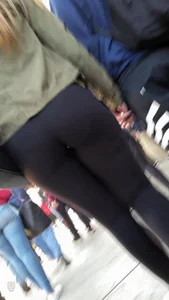Hot Street Butt in Leggings Street Creepshots Gallery