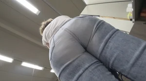 Blonde coworker juicy ass