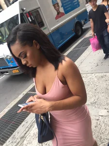 Sexy ebony pink dress T&A