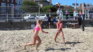 Weymouth beach volleyball girls 2018