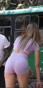 Latina Teasing The Public (Not OC)