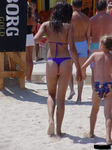 Sexy beach and bikini girls