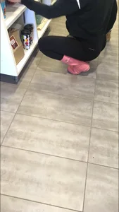 Some young college ass in leggings