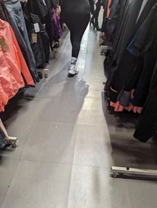 Huge juicy sexy nike legging ass worker part 1