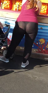 See-Thru milf in sunlight