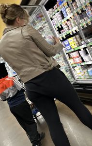 Absolute PAWG milf with wedgie and see through sheer pants