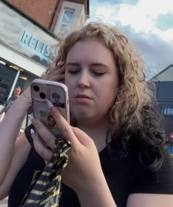 Windswept Smiley Women With Dyed Hair (Face Shots + Ass)