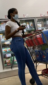 Sexy Ebony with Hips, Ass, and Leggggggggs!