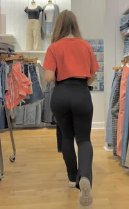 Redhead squatting and working part 12
