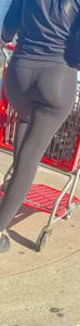 Amazing ass in black yoga pants