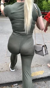 Sexy Jiggle blonde in pants (NOT OC)