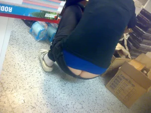 Huge collection of whale tails, ass cracks and panty peeks in public