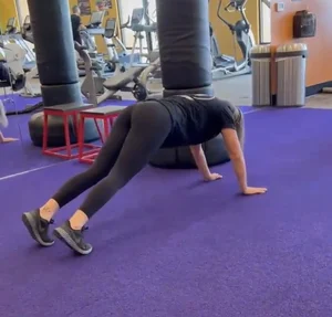 caught in gym