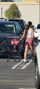 Elite camel toe on display in parking lot