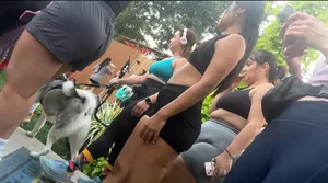 (OC) FAT ASSES EVERYWHERE! Leggings and tight shorts GALORE!