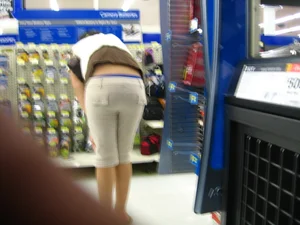 Huge collection of whale tails, ass cracks and panty peeks in public