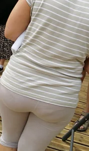 Neighbors Tight Ass in Backyard
