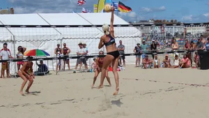 Weymouth beach volleyball girls  2019