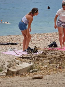 From the beach