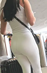 Megapost: Beautiful M.E in ALL white outfit vaping. (GIF)