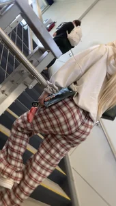 College Pawg Blonde Taking Her Bubble Upstairs