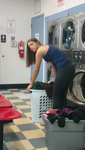 Laundromat leggings OC. caught?