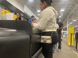 Small cute Latina milf with plumpy ass