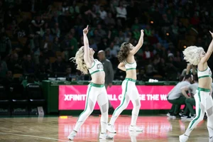 Candid cheerleaders