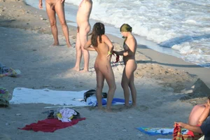 Continesti nude beach girls in Romania