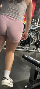 Dirty blonde college girl has got it all (Ass, Tits, VPL, wedgie)