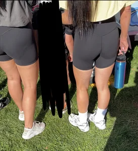 Double trouble lulu milfs out in the sun