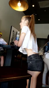 Teens in shorts shorts…tiny butt cheeks