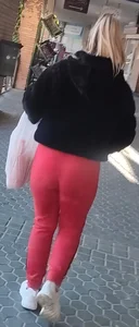 Sexy leggins rojo