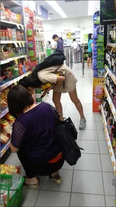 Huge collection of whale tails, ass cracks and panty peeks in public