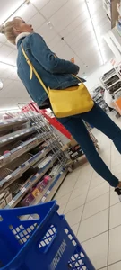 (OC) Milf in tights jeans at Walmart