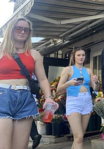 Hot girls celebrating 4th of july