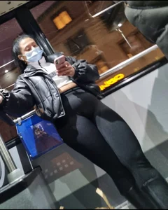Thickest bus babe