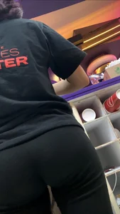 Tiny Latina Coworker Bubble Booty & TIGHT Cameltoe Leggings