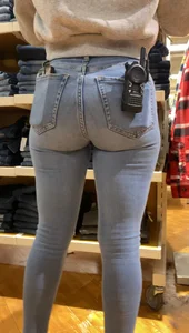 Tight Latinas ass from the mall
